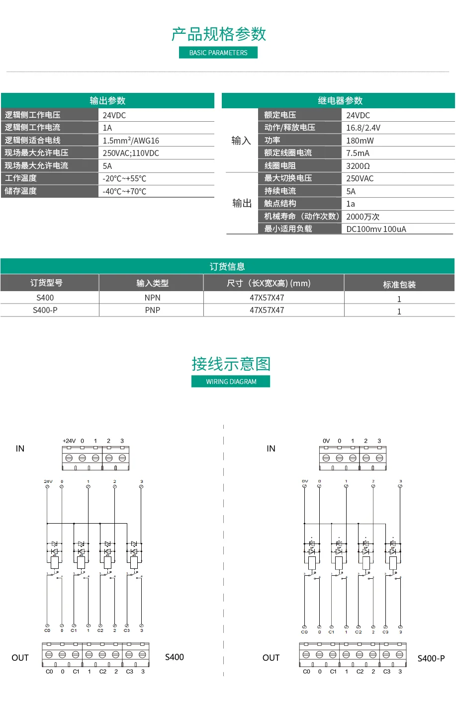 4位91香蕉在线视频模块S400/S400-P 微型模组