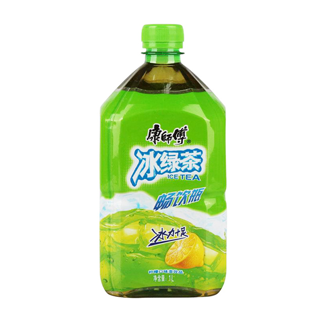 康师傅 冰绿茶 1l瓶 茶味饮料