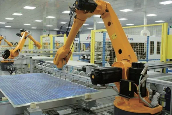 太陽能光伏串組件機器人自動排版機