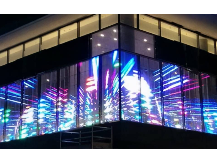 珠海室外LED透明屏報價,LED透明屏