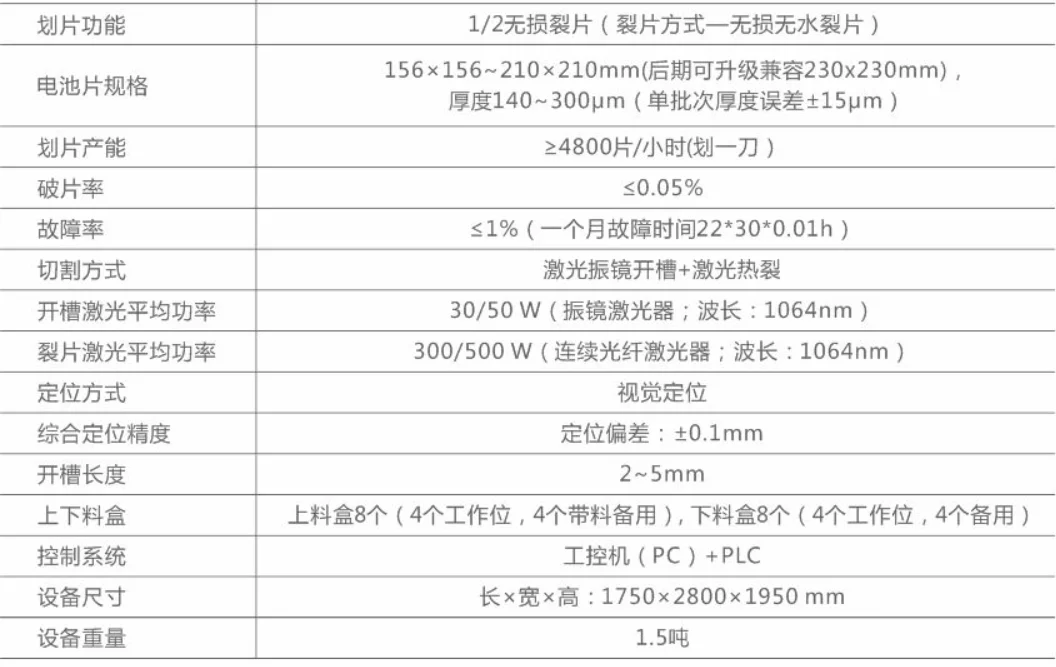 光伏太阳能组件电池片全自动激光划片机厂家