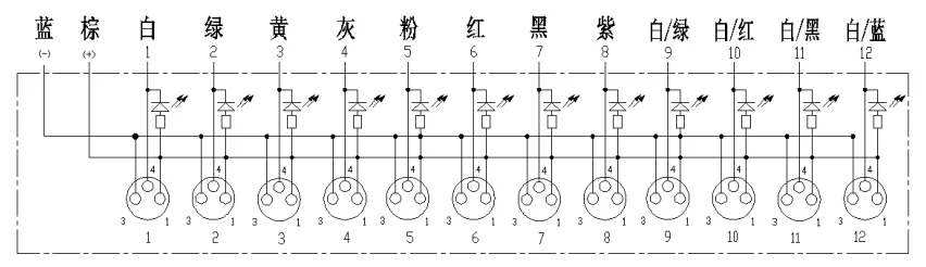 LED指示灯:NPN