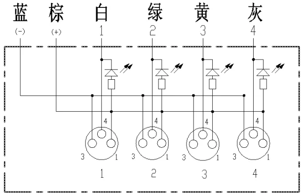 LED指示灯:NPN