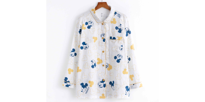 兩件套家居服貼標,家居服