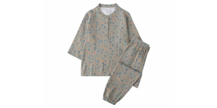 兩件套家居服貼標,家居服