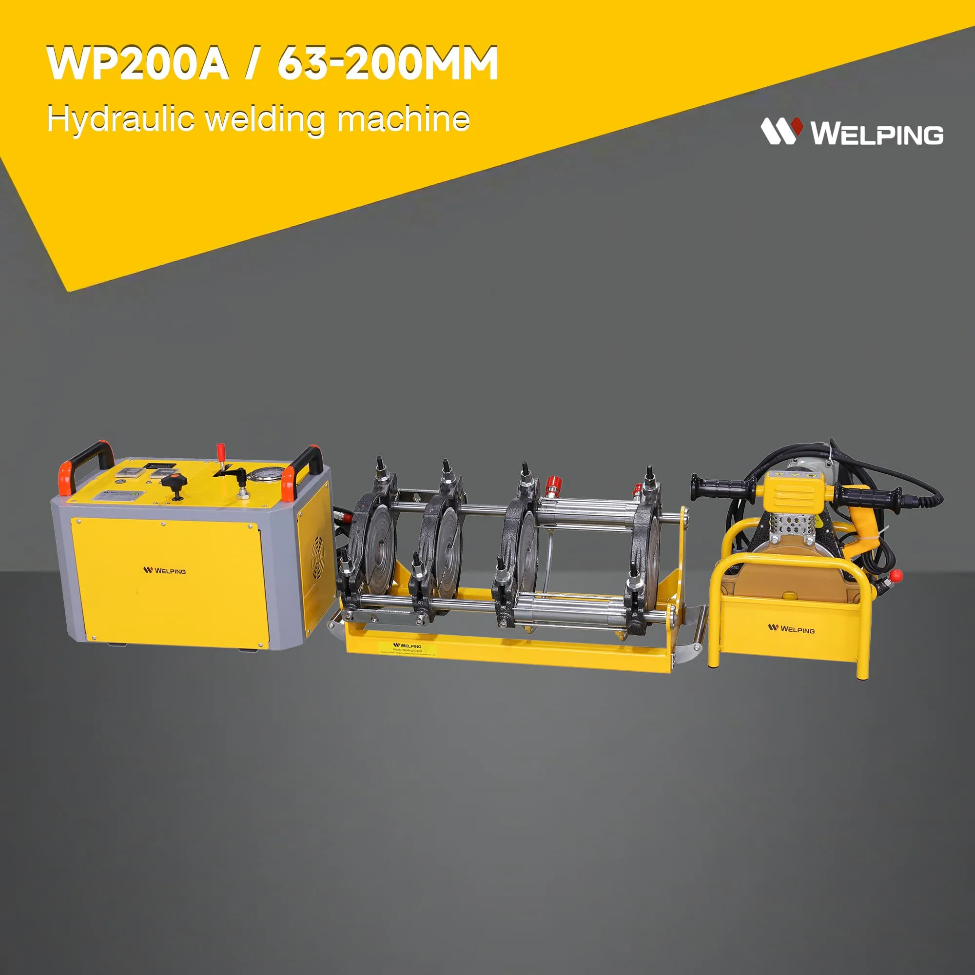 63MM To 200MM Hot Melt Hydraulic Butt Welding Machine For Sale