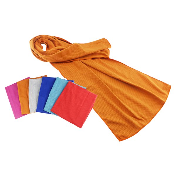 素色多色袋裝冷感運動巾