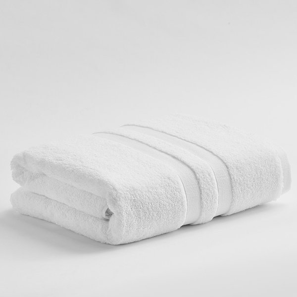 純棉素色緞檔浴巾男女通用多色可選