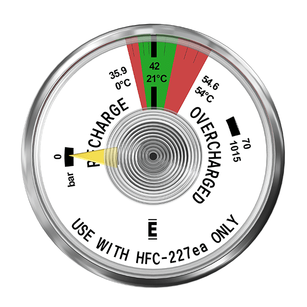 Fixed Fire Extinguisher Pressure Gauge Supply Produce Safestar