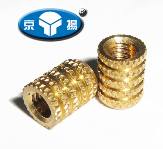 Brass Nut Knurled Insert Nut Threaded Molding Insert Nut For Plastics