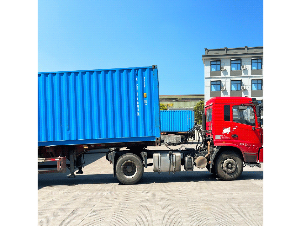 杭州港集裝箱拖車,集裝箱拖車