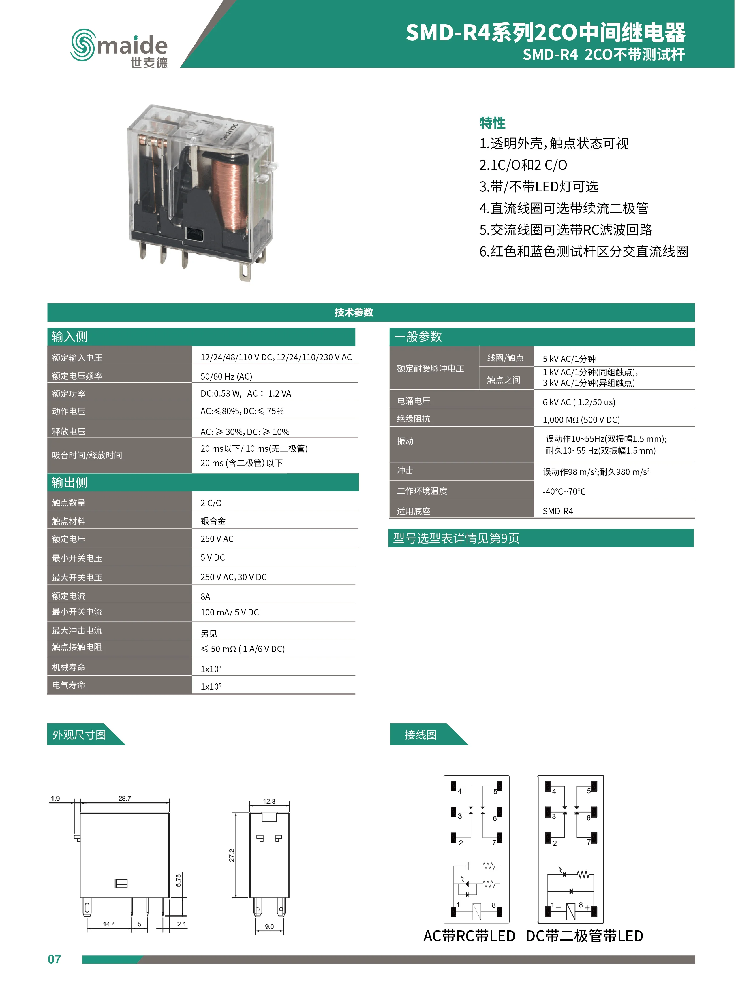 91香蕉视频在线播放 SMD-R4系列2CO不带测试杆中间91香蕉在线视频