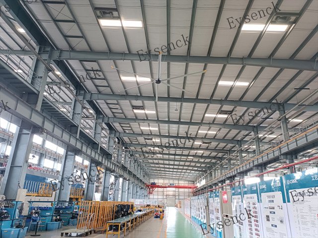 大型倉庫大型工業吊扇環保材質,大型工業吊扇
