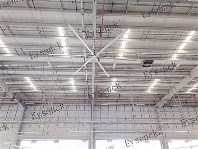 陜西玻璃制品廠大型工業吊扇環保材質,大型工業吊扇