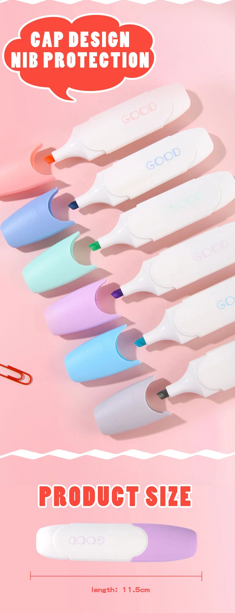 Pastel Highlighter SupplierGreenwill Stationery