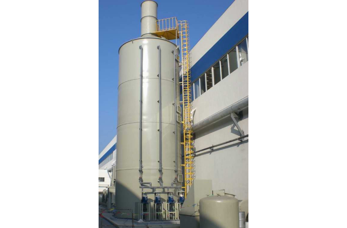 四川立式酸碱废气喷淋塔,酸碱废气