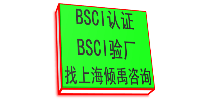 上海靠谱的BSCI认证 真诚推荐 上海倾禹企业管理咨询供应