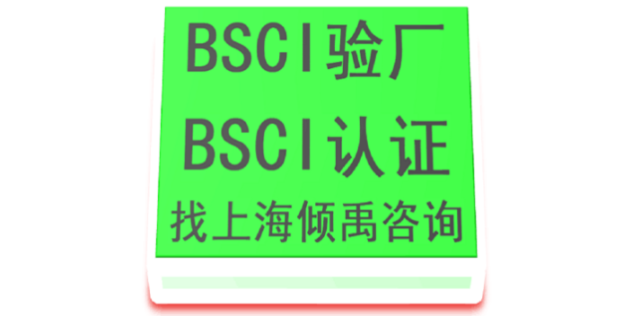 上海BSCI审厂BSCI验厂立即找上海倾禹咨询