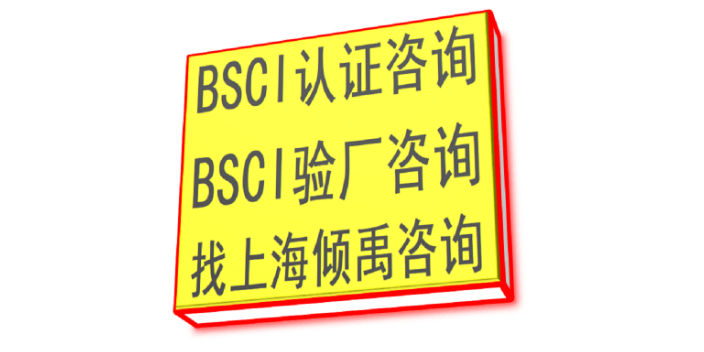 BSCI验厂咨询BSCI验厂推荐上海倾禹咨询