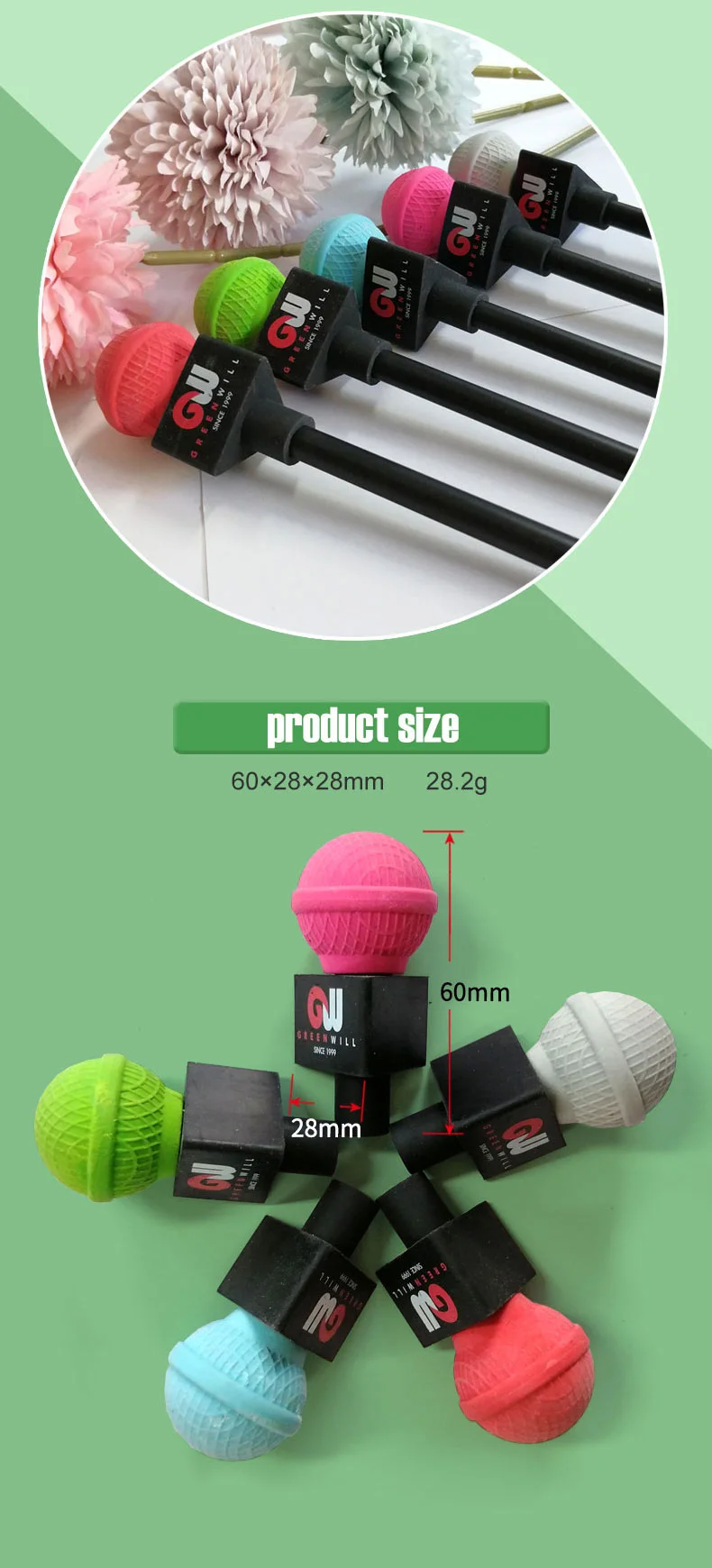 WholesaleMicrophone Erasers SupplierGreenwill