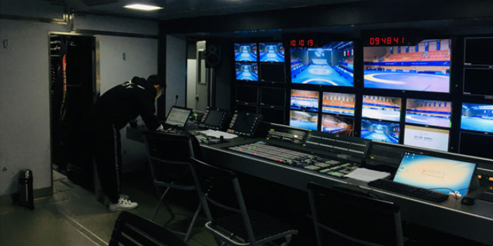 内蒙古体育场自动化电视转播系统维修