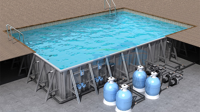 成都标准钢结构游泳池维修,钢结构游泳池