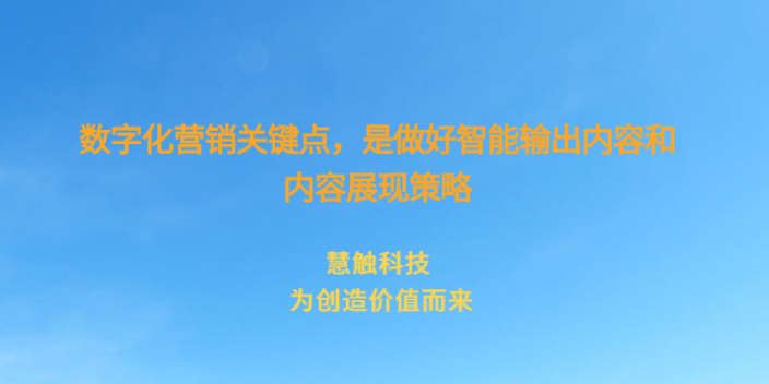 西夏區(qū)定制化數(shù)字營(yíng)銷定制 慧觸信息科技供應(yīng)