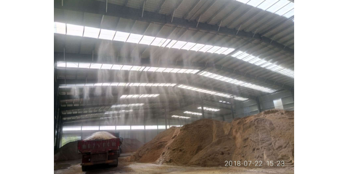 杭州骨料加工厂喷雾除尘/降尘特点 杭州力创实业供应