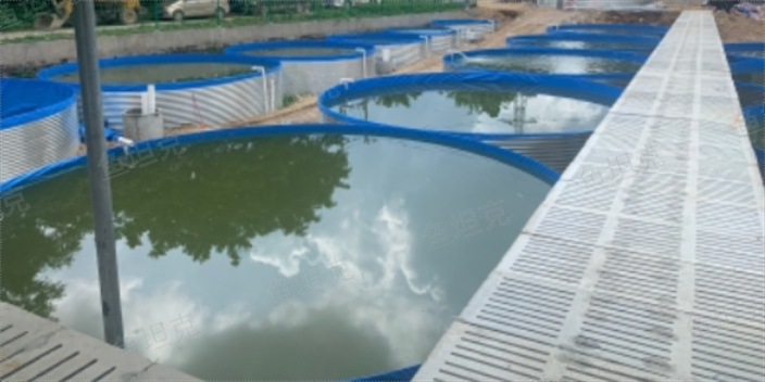 福州养殖设备镀锌板养殖鱼池帆布鱼池