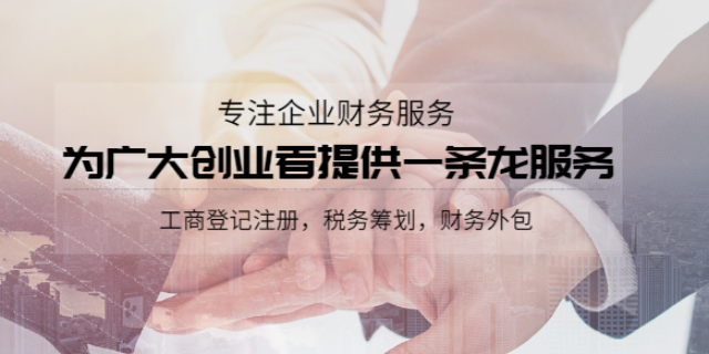 清苑区方案记账报税服务怎么收费