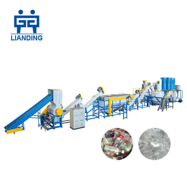 Рециклиране на пластмаса Линия за рециклиране на пластмаси-Lianding