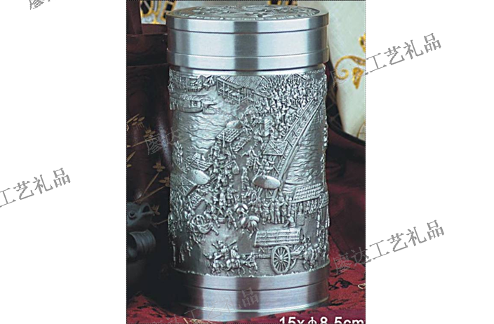 艺术锡茶叶罐设计素材