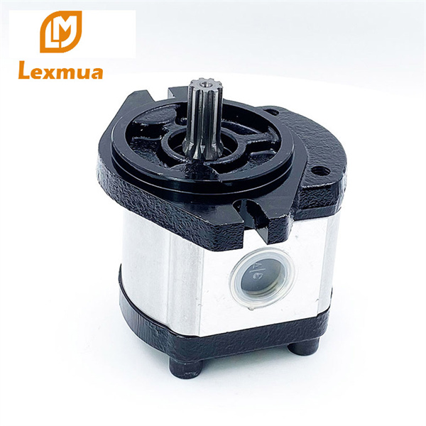 Lexmua 1SP 2SP 3GP Gear Type Oil Pump Aluminum / Flange