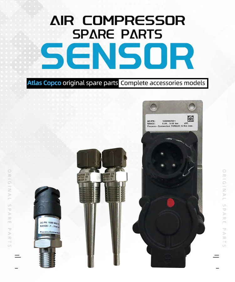 Fournisseur et fabricant de pièces de rechange pour capteurs Atlas Copco