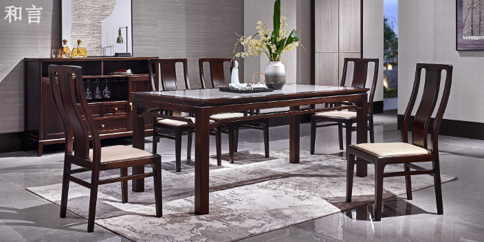 银川新中式家具餐桌