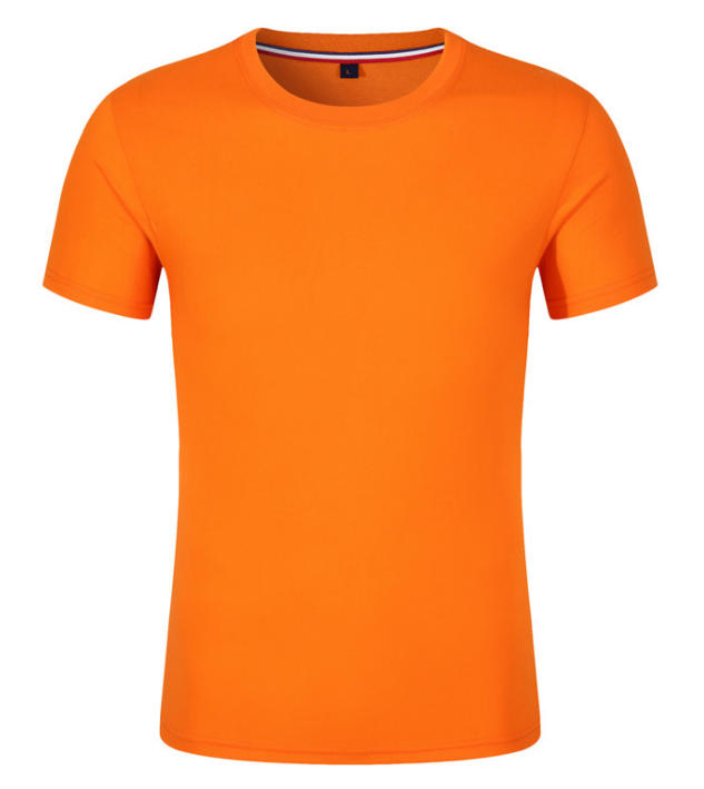 夏季圆领t恤衫短袖t恤纯色体恤可印制班服定做工作服空白文化衫纯棉