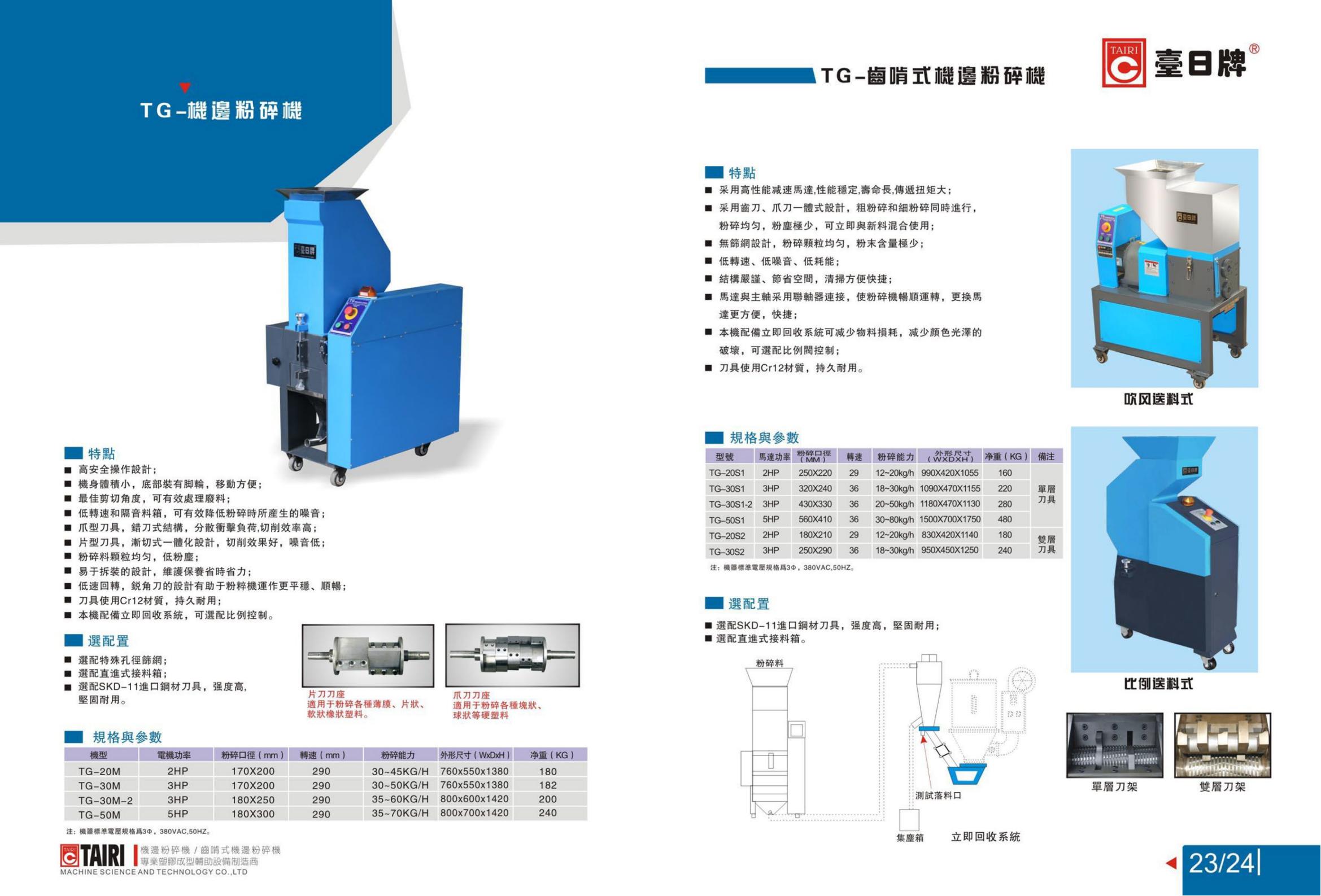 注塑機(jī)周邊設(shè)備-中山市臺(tái)日塑膠五金制品有限公司