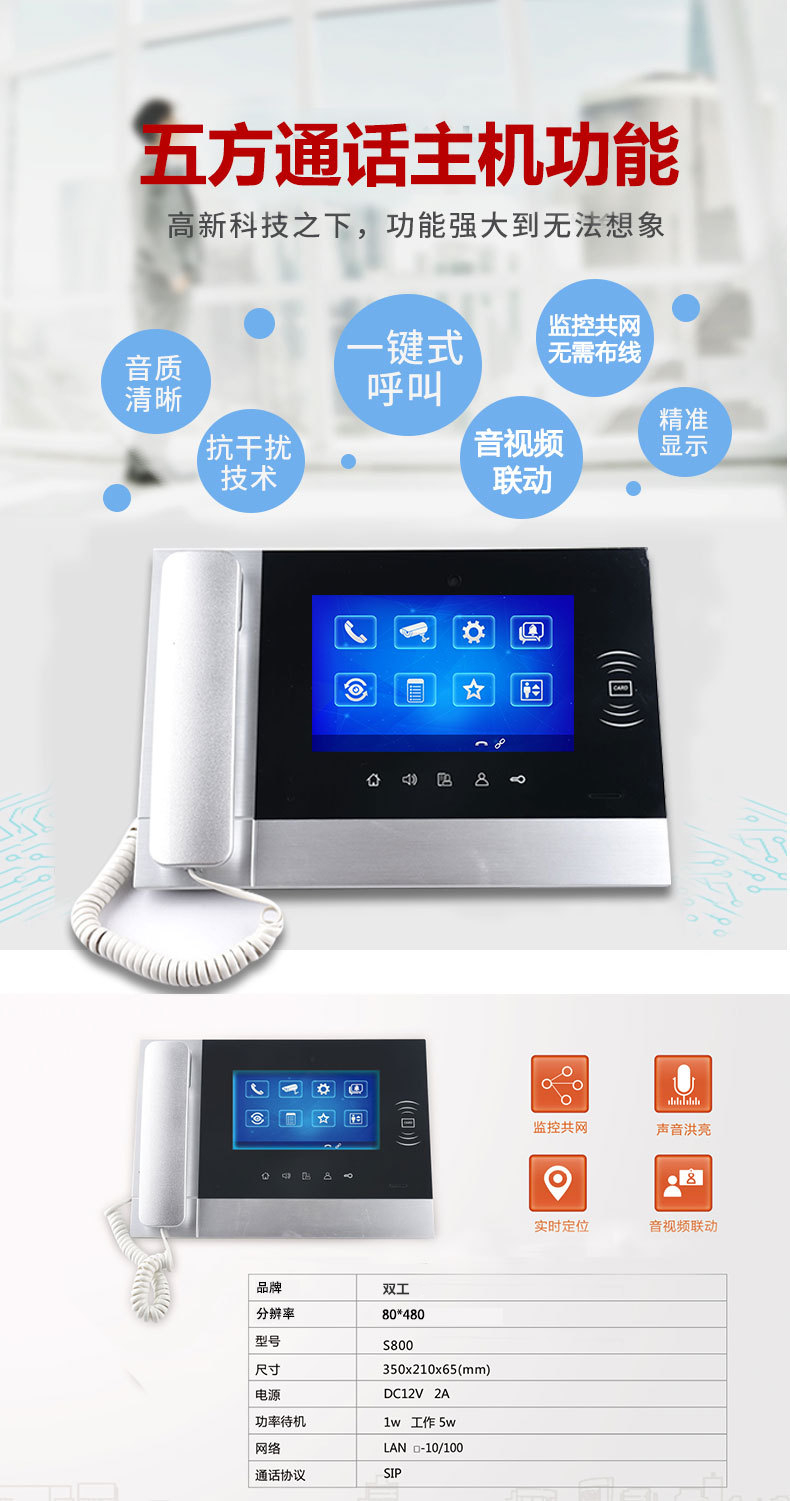 IP電梯五方對(duì)講