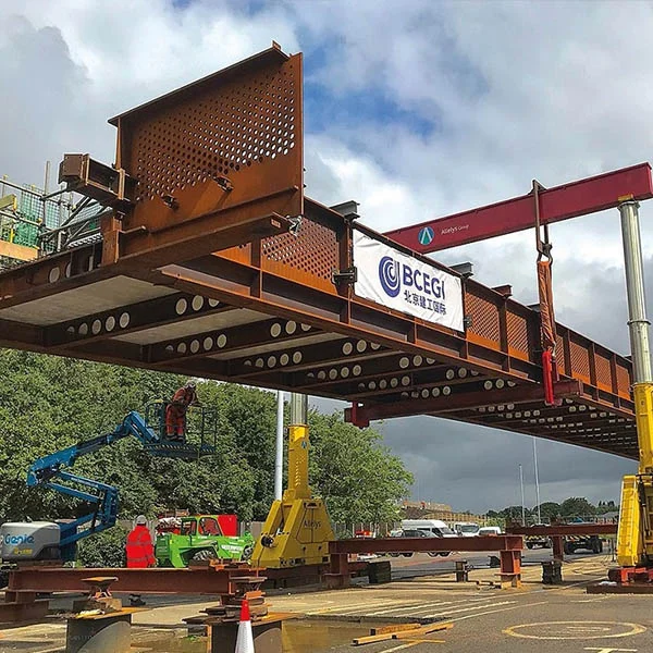 Prefabricated Single Cell Box Girder Footbridge Economic Steel Bridges ...