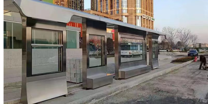 安徽城镇公交车站台制作