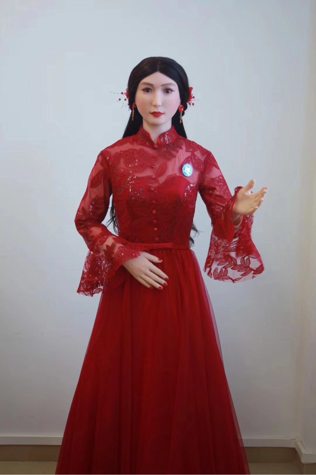 仿真迎宾讲解机器人 