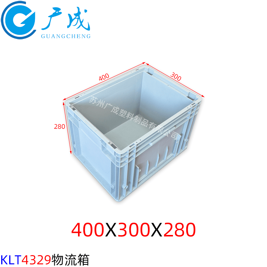 KLT4329物流箱尺寸圖