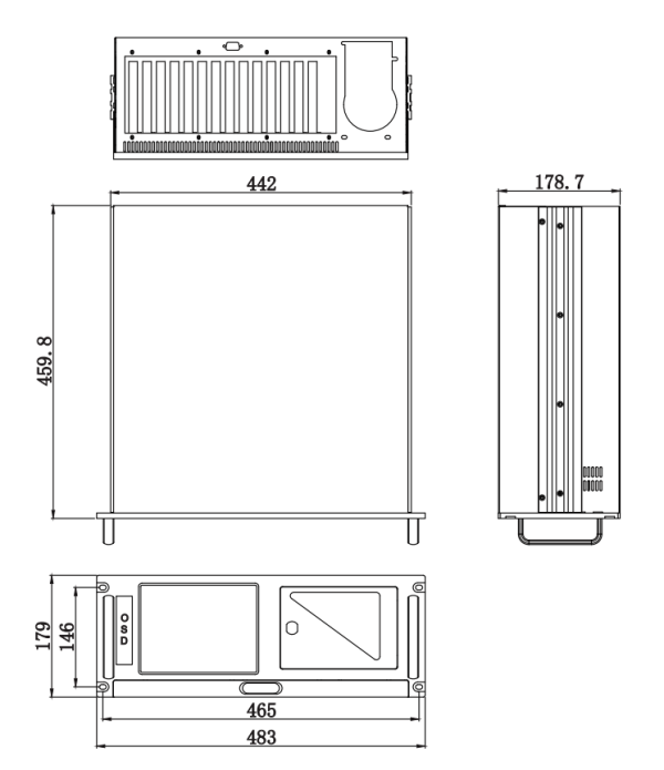 IWS-408/IWS-408T-4U顯控計算機