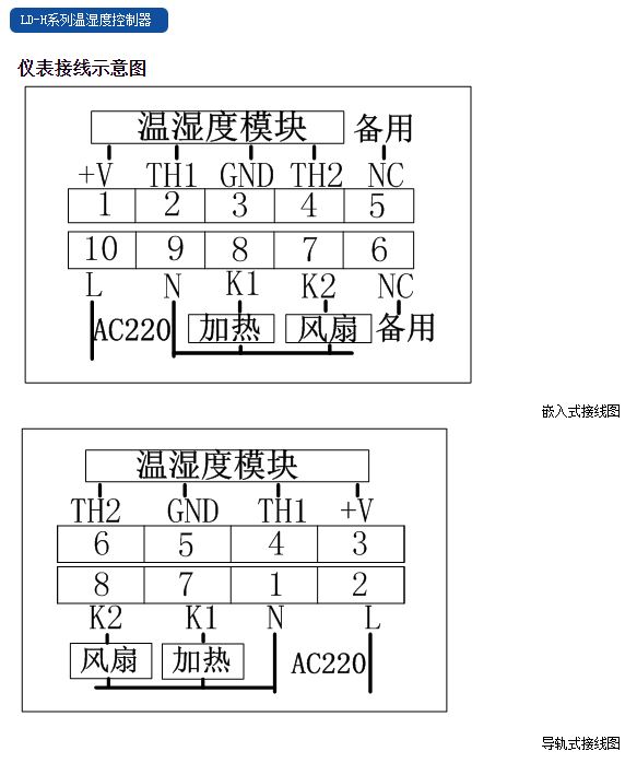 福建力得LD-H系列溫濕度控制器接線示意圖.JPG