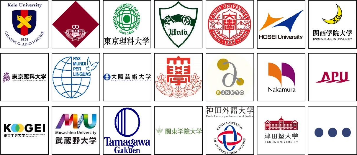 日本知名大学logo