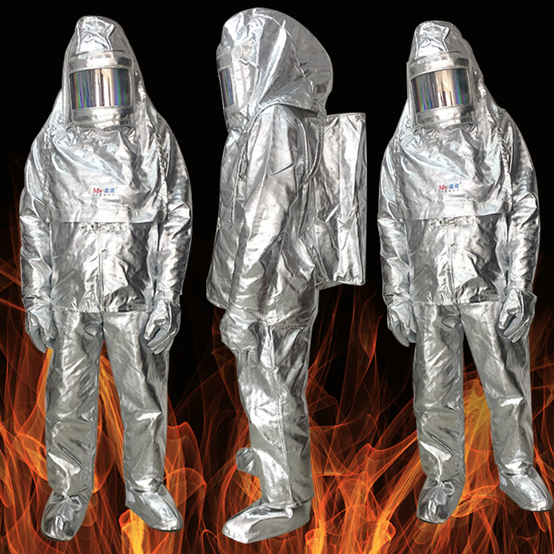 消防隔热服 铝箔防火防烫耐高温服 1000度工业新材料阻燃救援服
