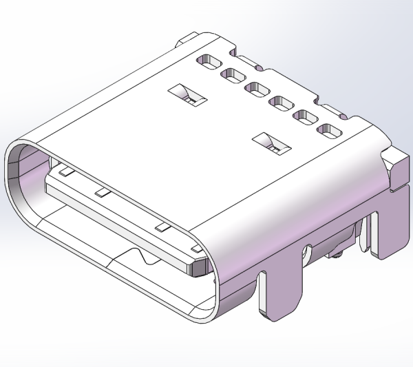 TYPE-C 母座 24Pin 雙排SMT 