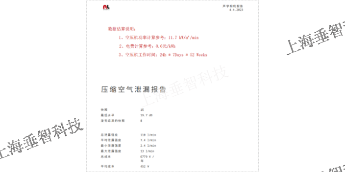 贵州气体泄漏声学成像仪压缩空气泄漏检测 推荐咨询 上海垂智供应链科技供应