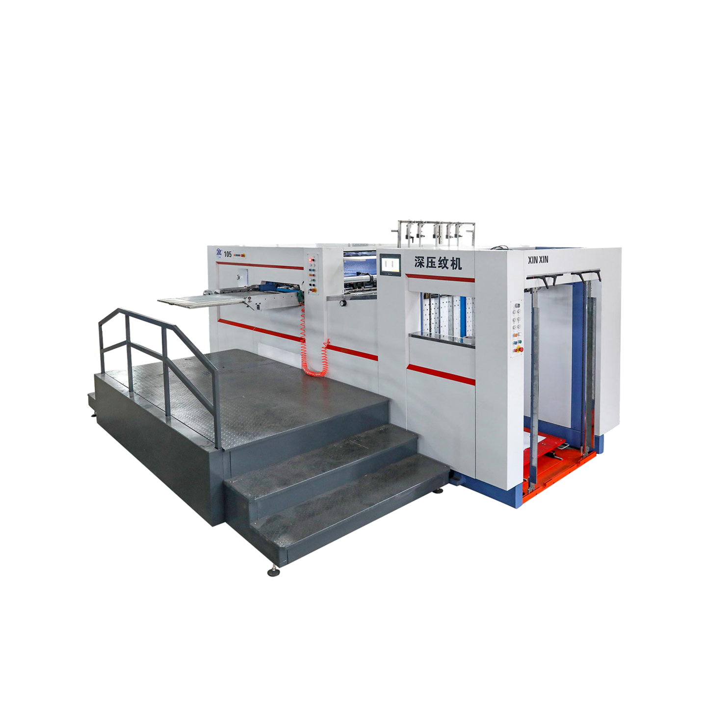 全自动平压平深压纹机