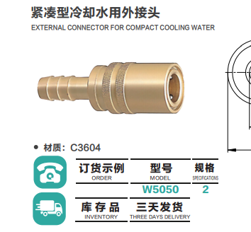 緊湊型接頭